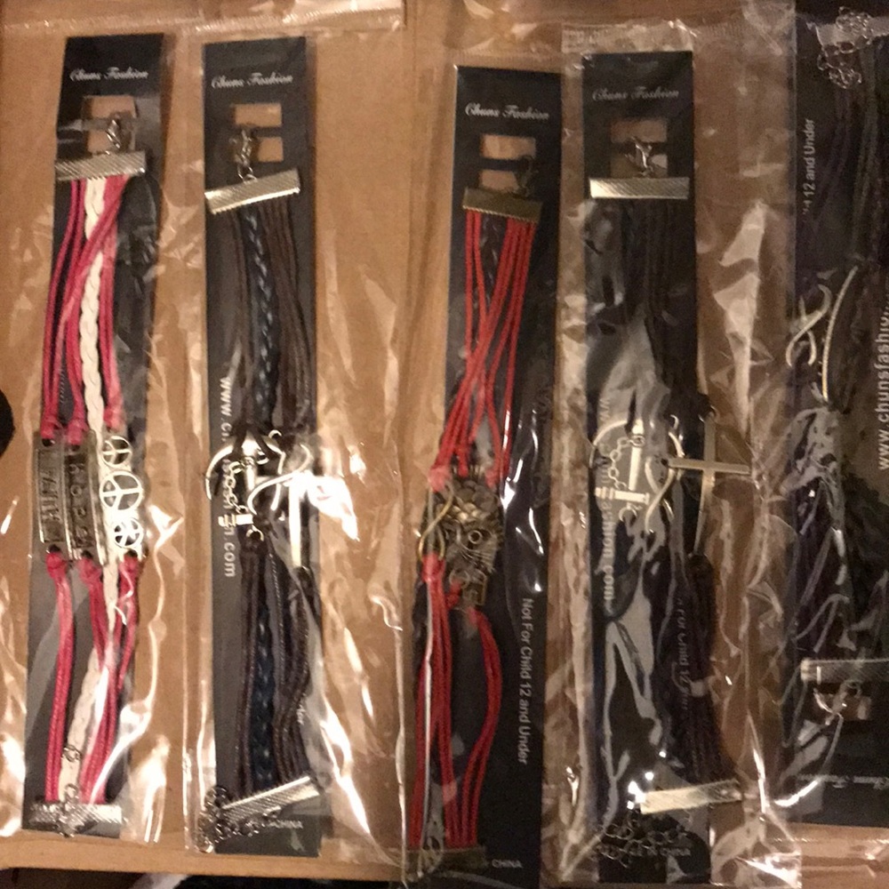 Five wear all five or gift. Cool bracelet 5pairs